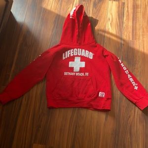 Youth kids small lifeguard hoodie
